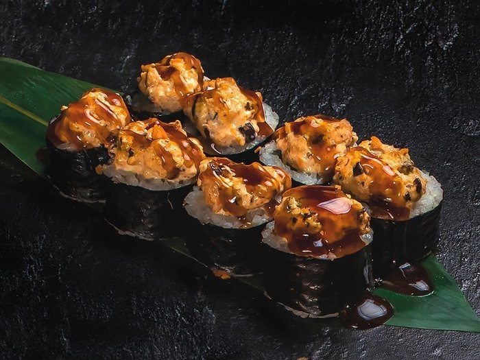 Яки с мидиями и угрём